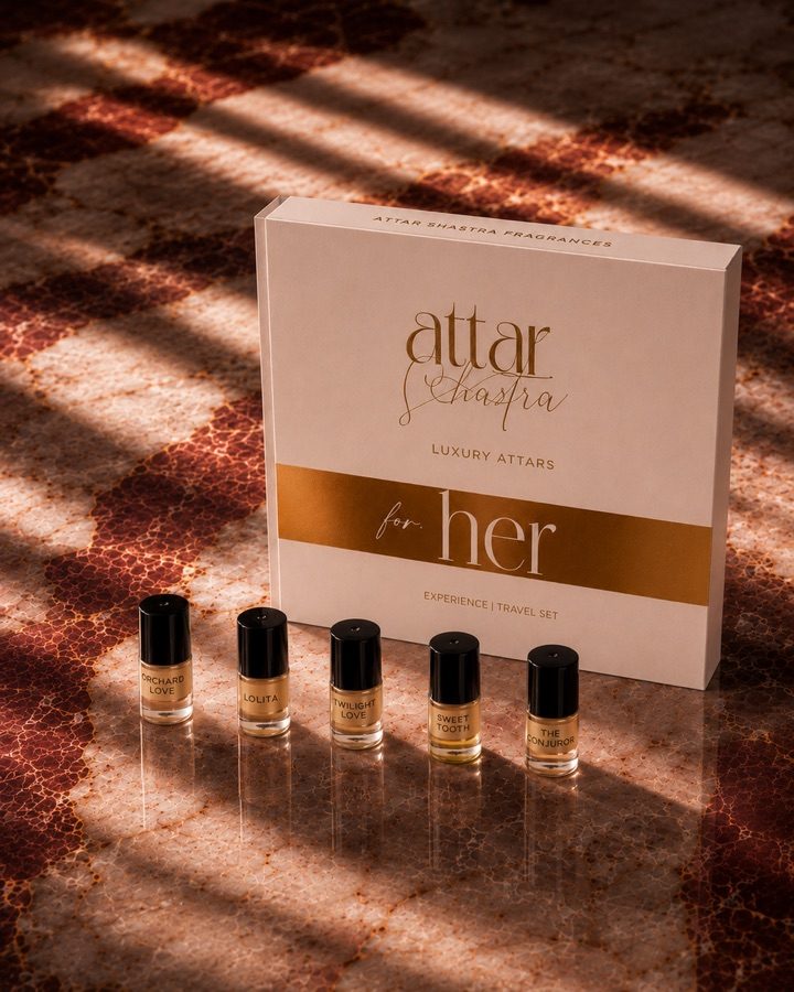 Gift Combo for HER - 5 Perfume Oil Roll-on x 1mL Travel Set | Experience Set